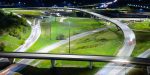iowa dot roadway lighting at des moines mixmaster