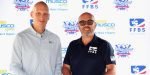 De gauche à droite : Didier SEMINET, Président de la FFBS, et Alexandre WALRAEVENS, Directeur commercial Musco Lighting France